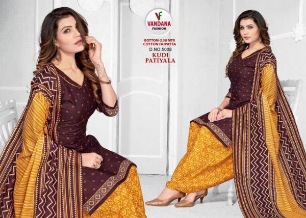 Vandana Kudi Patiyala Vol-5 Cotton Designer Exclusive Dress Material